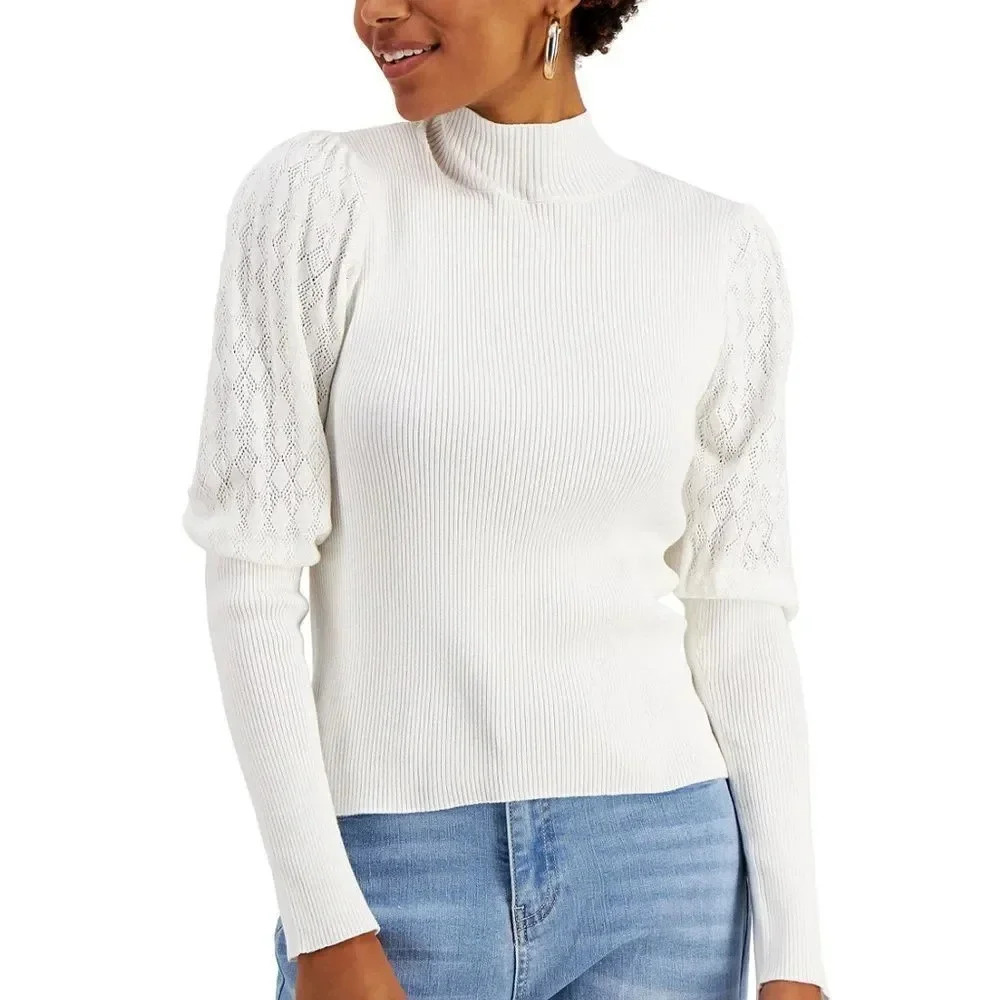 Vintage White Cozy Sweater